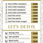 Menu RS Villa - Café Restaurant Meknes January 2025 231017-715900